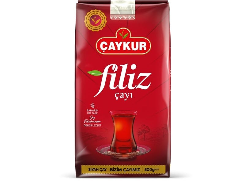 ÇAYKUR Filiz Black Tea, First Harvest Golden Tips, Loose Leaf Premium Tea, Best Flavor 500g / 17.6 Oz - Image 1